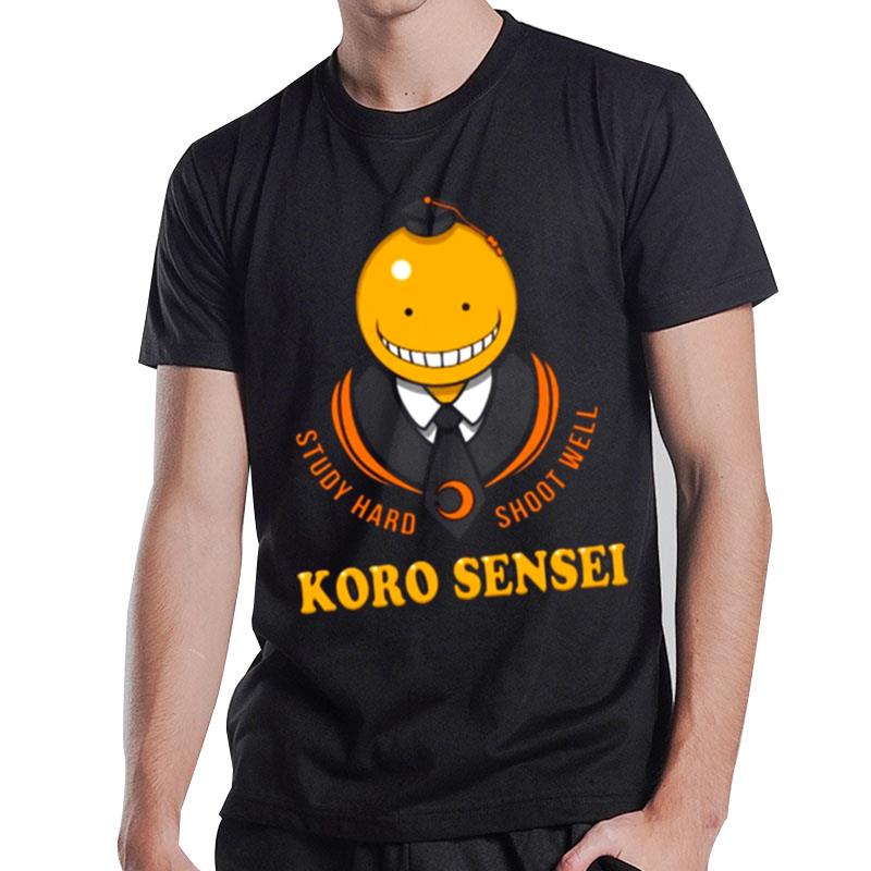 Study Hard Shoot Well Assassination Classroom T-Shirt T-Shirt