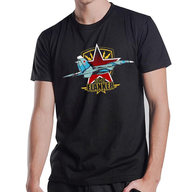 Su 27 Flanker Military Aircraf T-Shirt T-Shirt