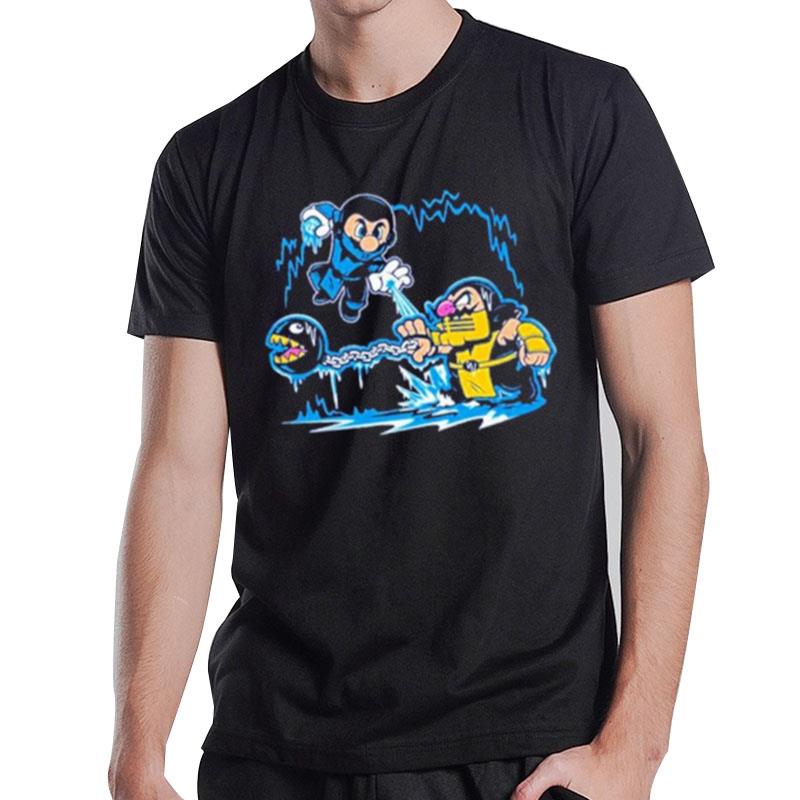 Sub Zero Wario Scorpion T-Shirt T-Shirt