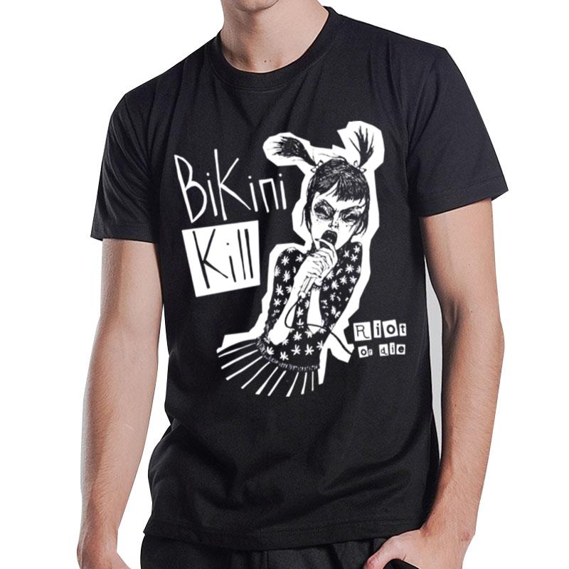 Suck My Left One Bikini Kill Band Punk T-Shirt T-Shirt