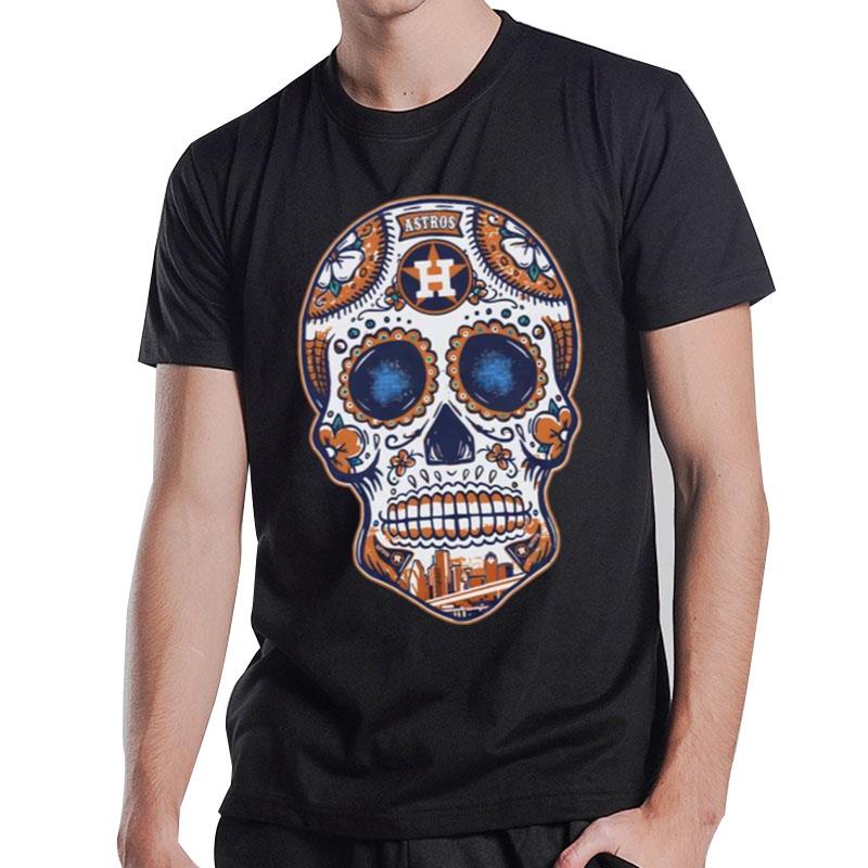 Sugar Skull Houston Astros 2022 World Series Champions T-Shirt T-Shirt