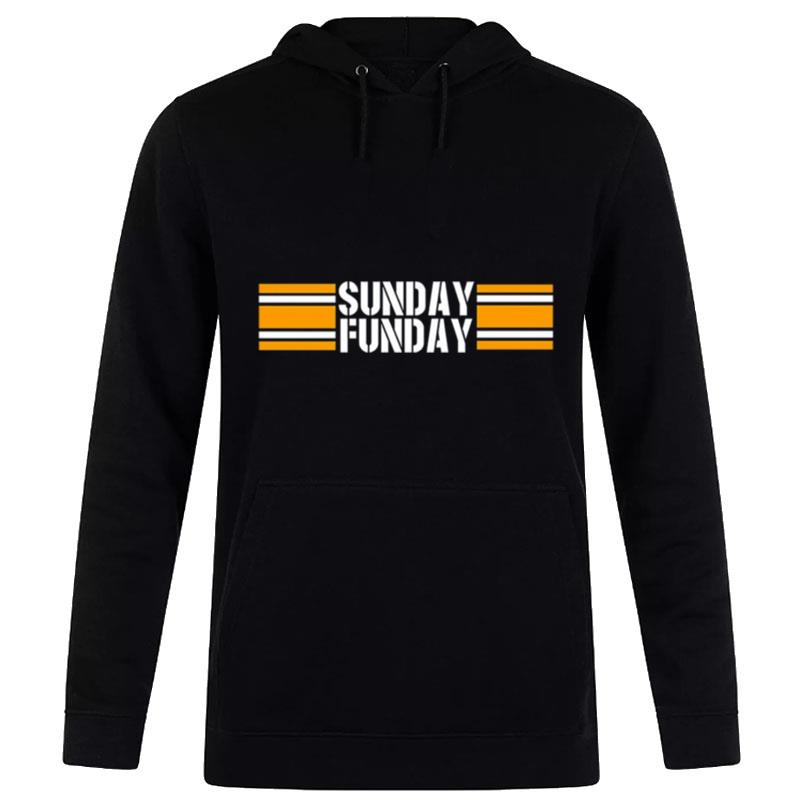 Sunday Day Fun Day Football Pittsburgh Steel City Sports Retro T-Shirt Hoodie