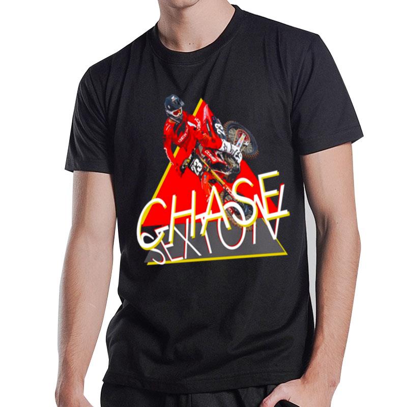 Sundays Number 23 Tshir Motocross And Supercross Champion Chase Sexton Superstar T-Shirt T-Shirt