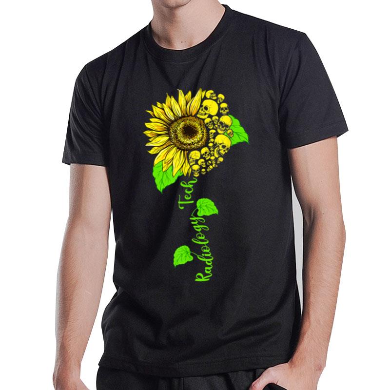 Sunflower Radiology Tech Funny Radiographer X Ray Rad Tech T-Shirt T-Shirt