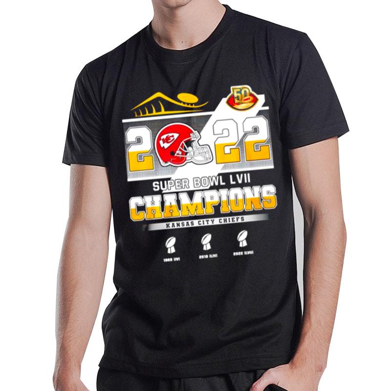 Super Bowl LVII Champions Kansas City Chiefs T shirt T-Shirt T-Shirt