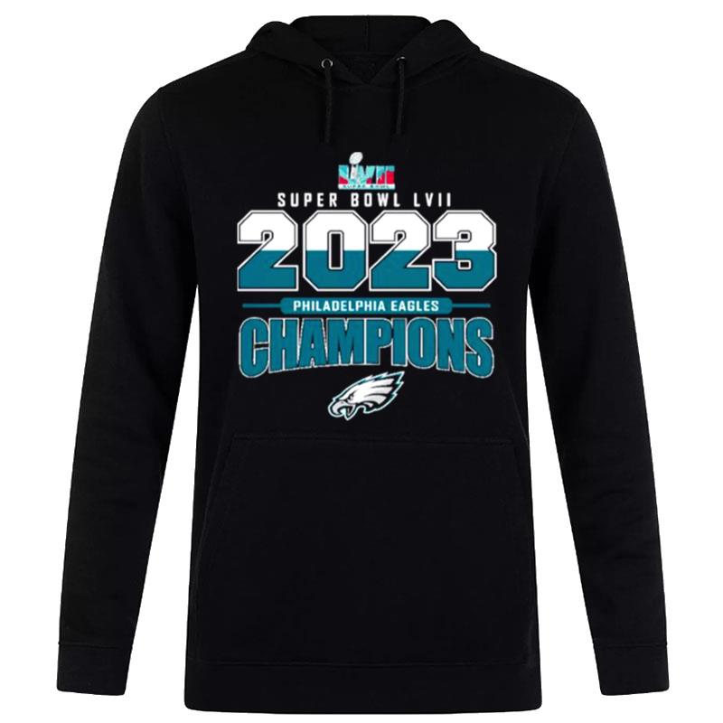 Super Bowl Lvii 2023 Philadelphia Eagles Champions Ho T-Shirt Hoodie