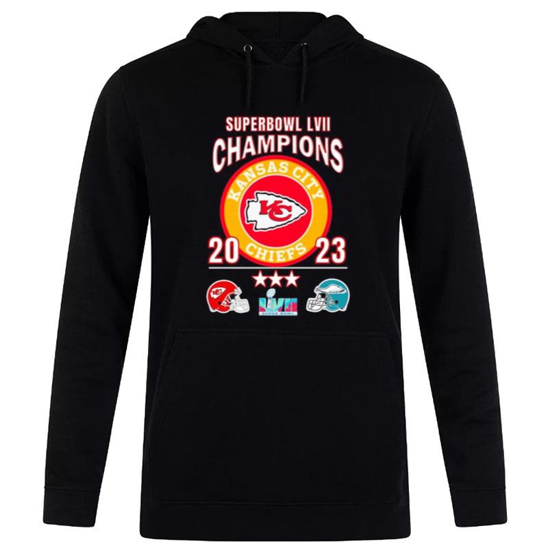 Super Bowl Lvii Champions 2023 Chiefs Vs Eagles T-Shirt Hoodie