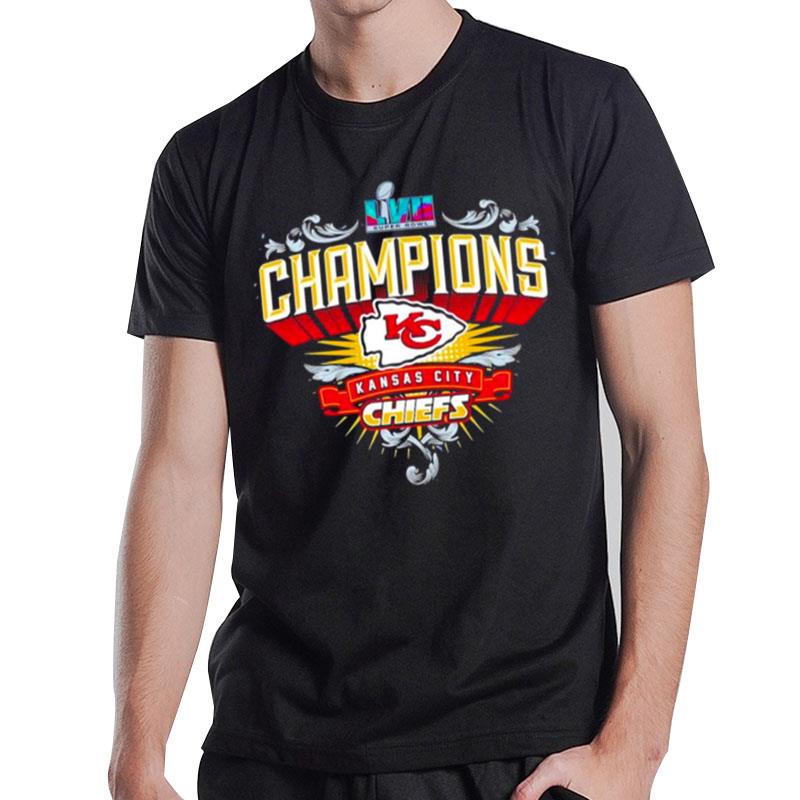 Super Bowl Lvii Champions Kansas City Chiefs 2023 T-Shirt T-Shirt