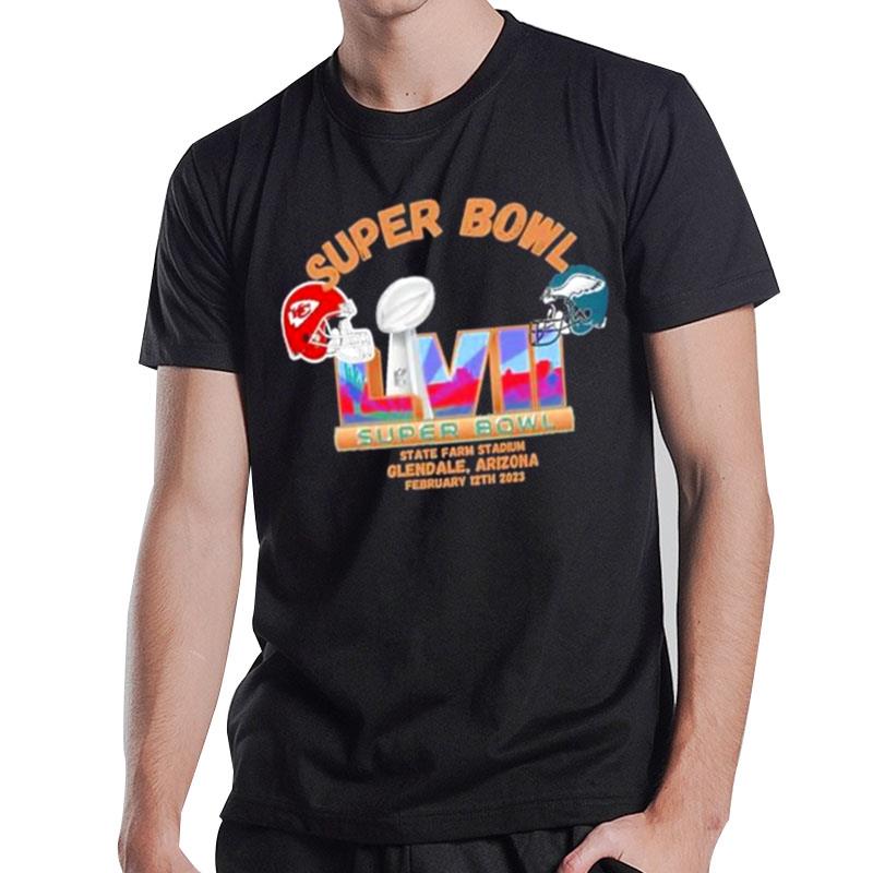 Super Bowl Lvii State Farm Stadium Glendale Arizona February 12Th 2023 T-Shirt T-Shirt