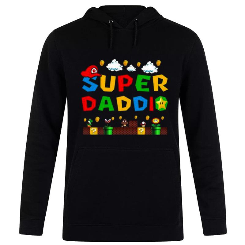 Super Daddio For Gamer Daddy Birth Day 2023 T-Shirt Hoodie