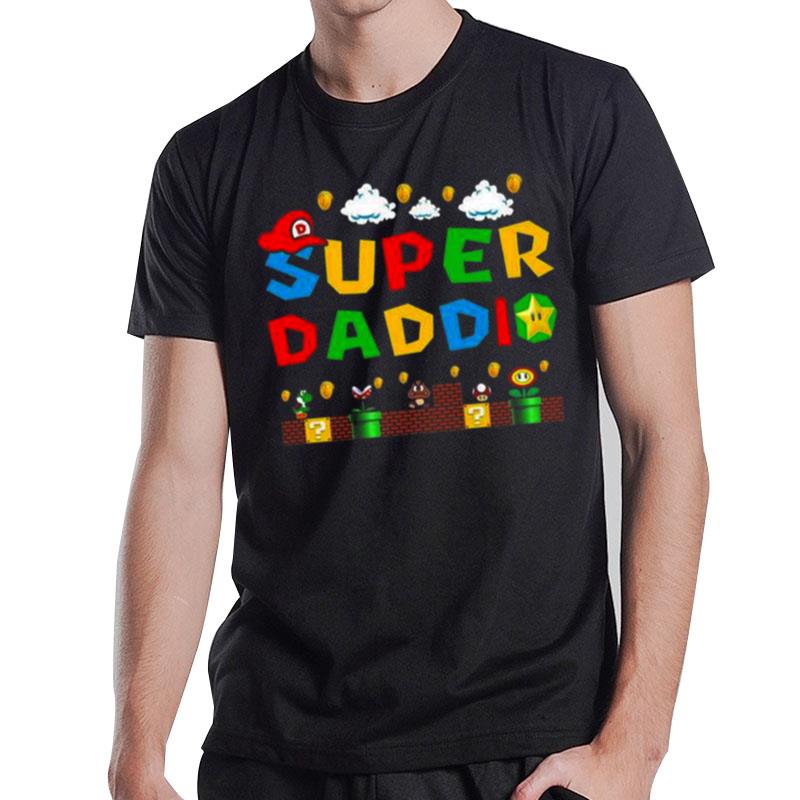 Super Daddio For Gamer Daddy Birth Day 2023 T-Shirt T-Shirt