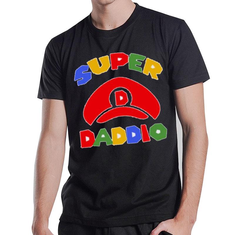 Super Daddio Super Mario Father's Day T-Shirt T-Shirt