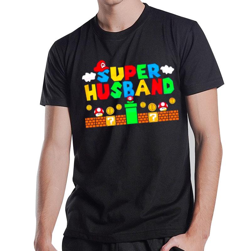 Super Husband Funny Husband Super Mario T-Shirt T-Shirt