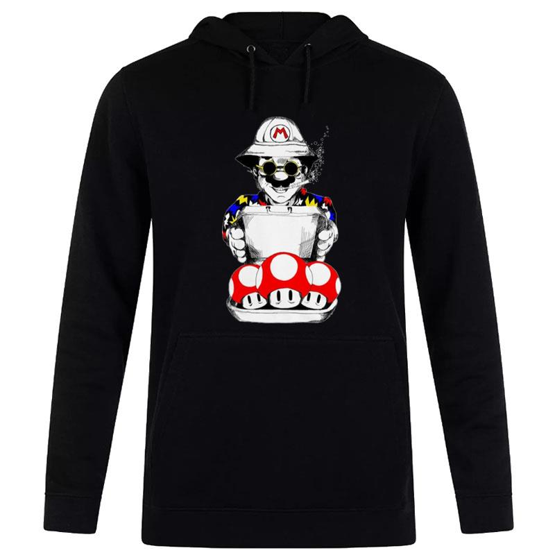 Super Mario And Fear And Loathing In Las Vegas T-Shirt Hoodie