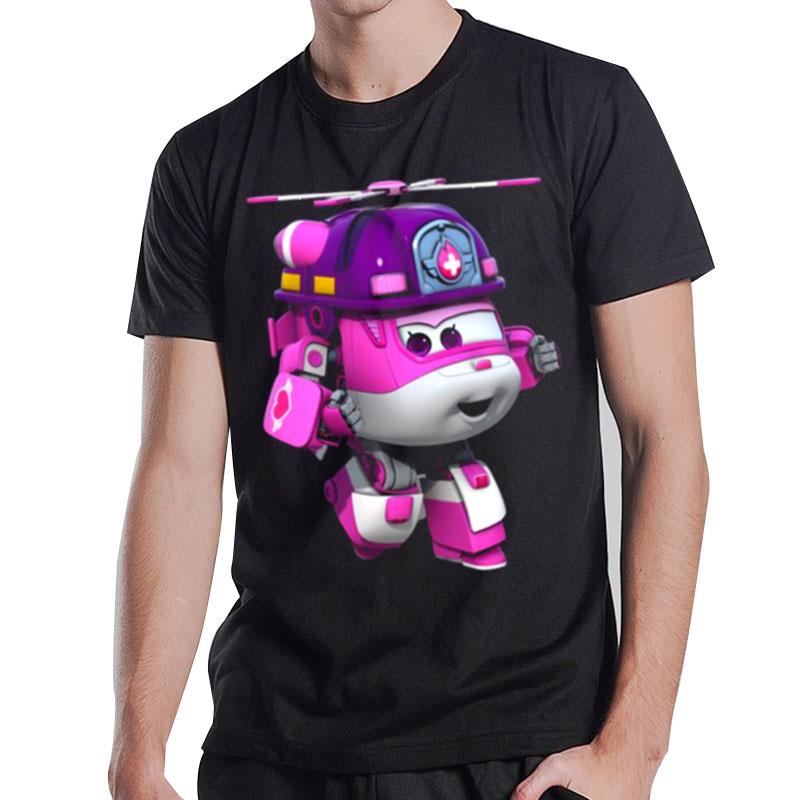 Super Wings Pink Girl T-Shirt T-Shirt