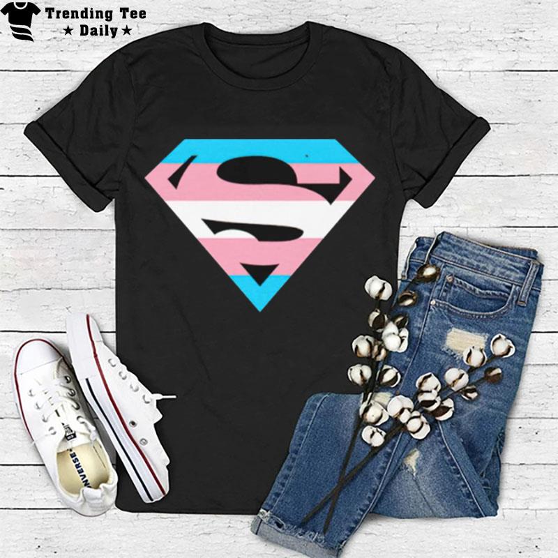 Superman Trans Rights Are Human Rights T-Shirt