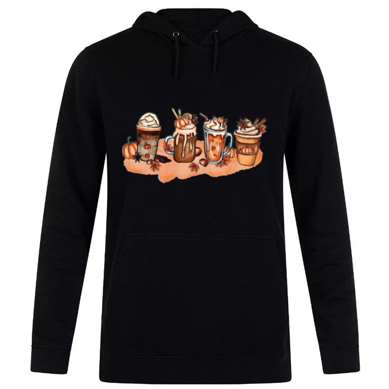 Sweat Autumn Pumpkin Coffee Halloween Hoodie