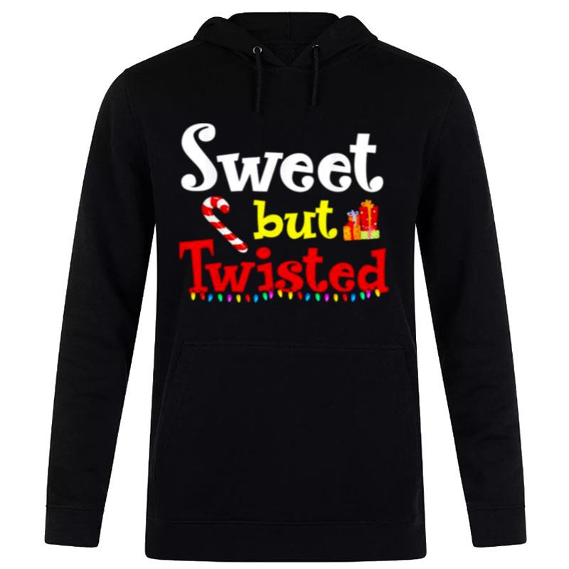 Sweet But Twisted Candy Cane Christmas Hoodie