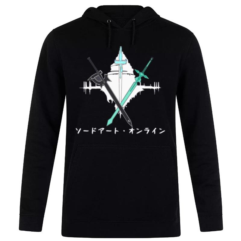 Sword Art Online Kirito And Asuna Swords Hoodie