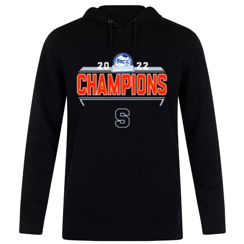 Syracuse Orange 2022 Acc Men's Soccer Champions Hoodie