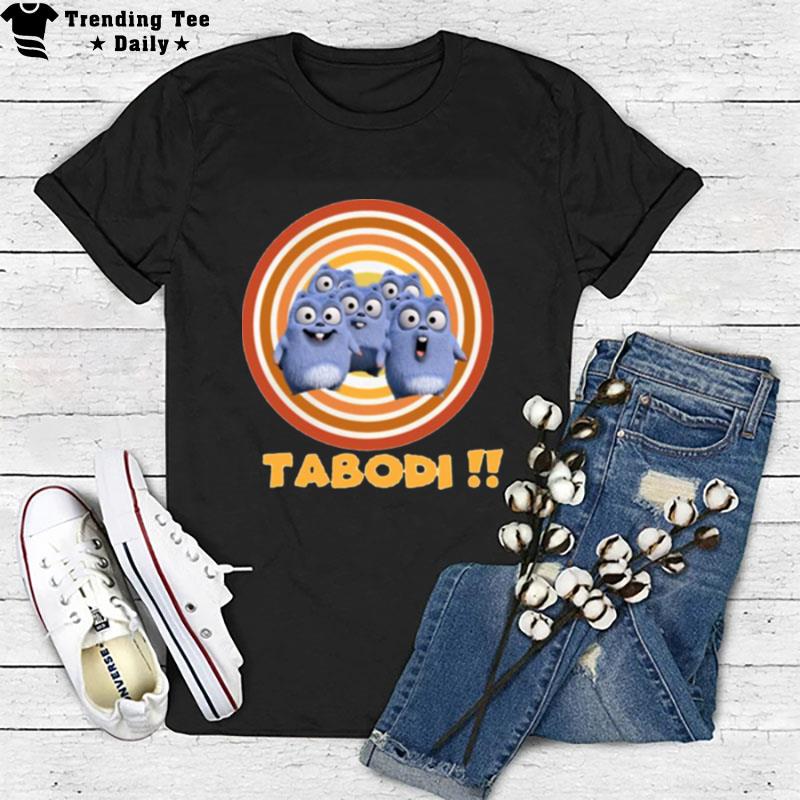 Tabody Cartoon Design Grizzy And Lemmings T-Shirt