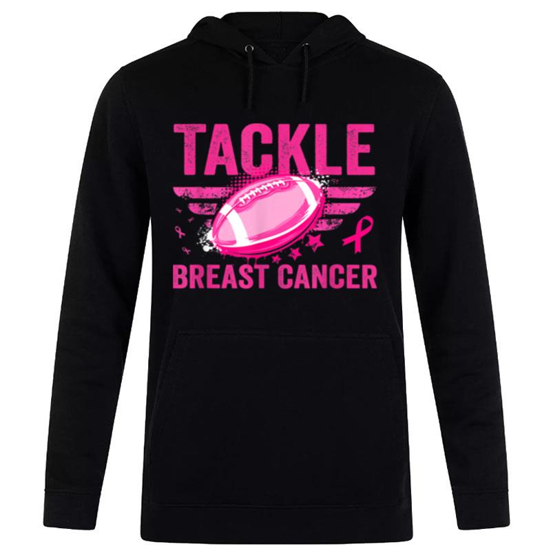 Tackle Breast Cancer Football Sport Awareness Month Hoodie