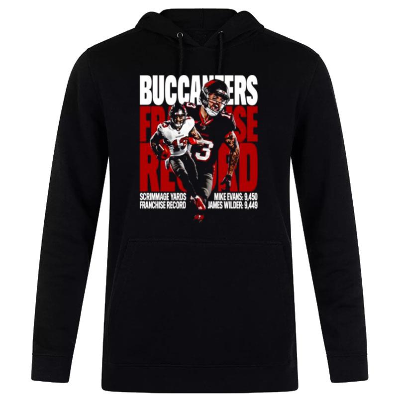 Tampa Bay Buccaneers Scrimmage Yards Franchise Record Hoodie