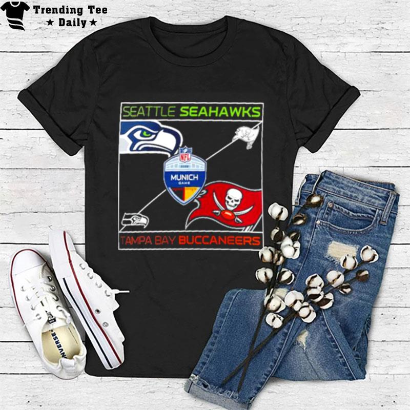 Tampa Bay Buccaneers Vs. Seattle Seahawks 2022 Nfl Matchup T-Shirt