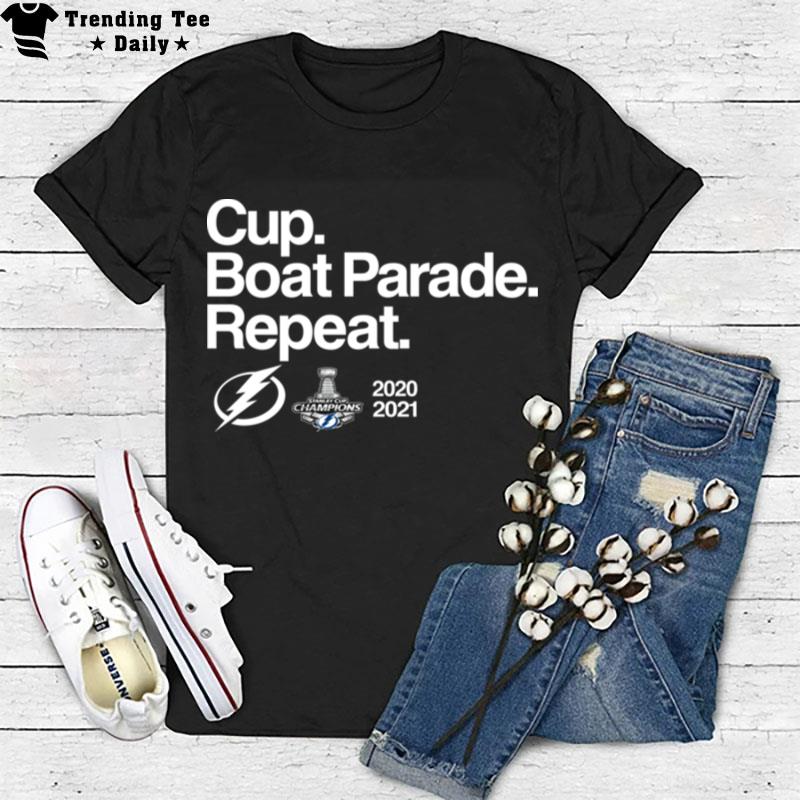 Tampa Bay Lightning 2021 Stanley Cup Champions Official Boat Parade Tee T-Shirt