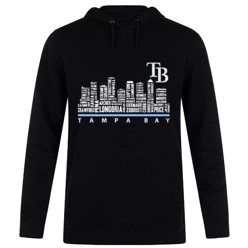 Tampa Bay Rays 2023 Players Skyline Hoodie