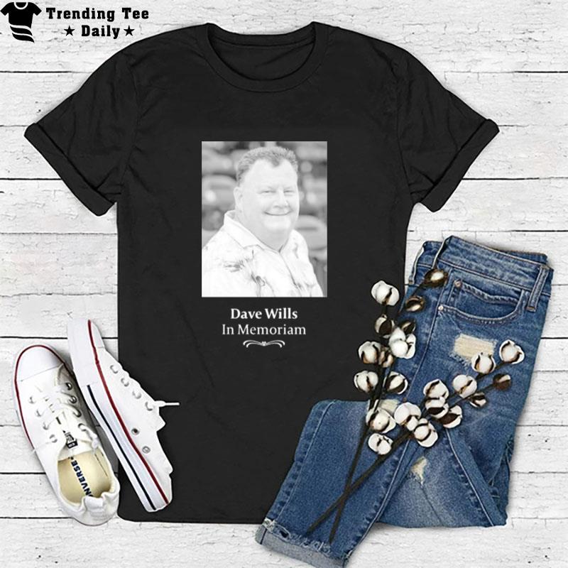 Tampa Bay Rays Dave Wills In Memoriam T-Shirt