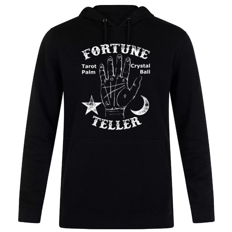 Tarot White Art Fortune Teller Hoodie