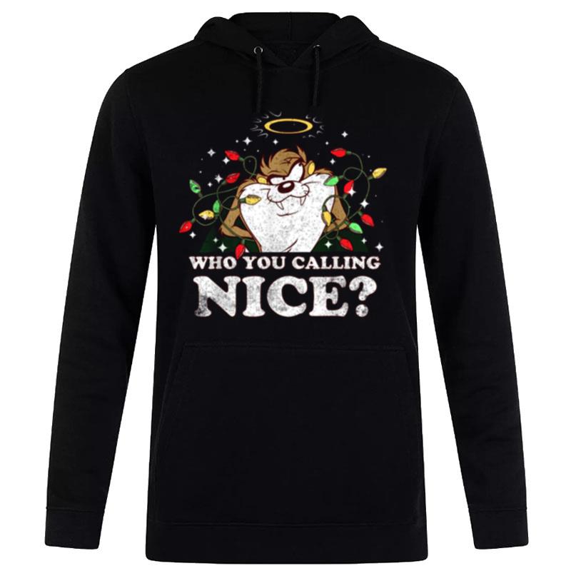 Taz Who You Calling Nice Space Jam New Legacy Looney Tunes Christmas Hoodie