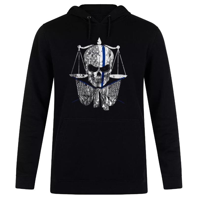 Tbl Skull American Flag Hoodie