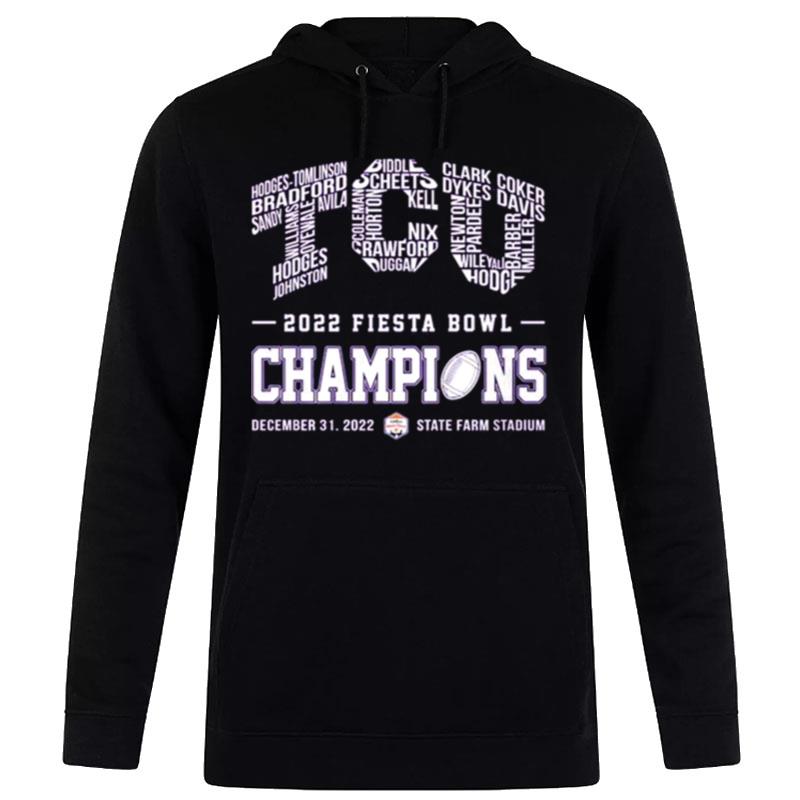 Tcu 2022 Fiesta Bowl Champions State Farm Stadium Hoodie