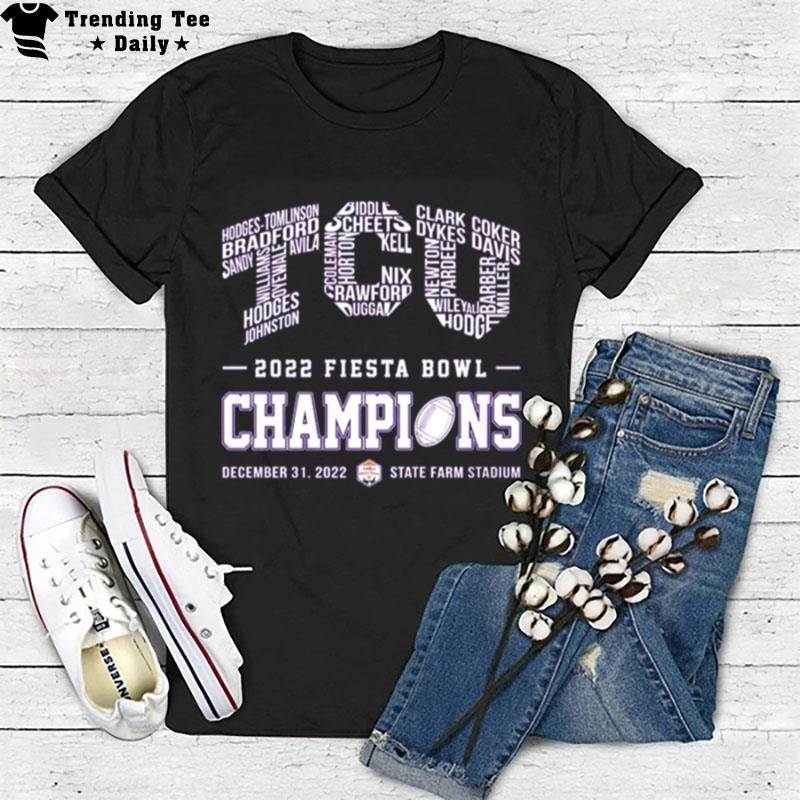 Tcu 2022 Fiesta Bowl Champions State Farm Stadium T-Shirt