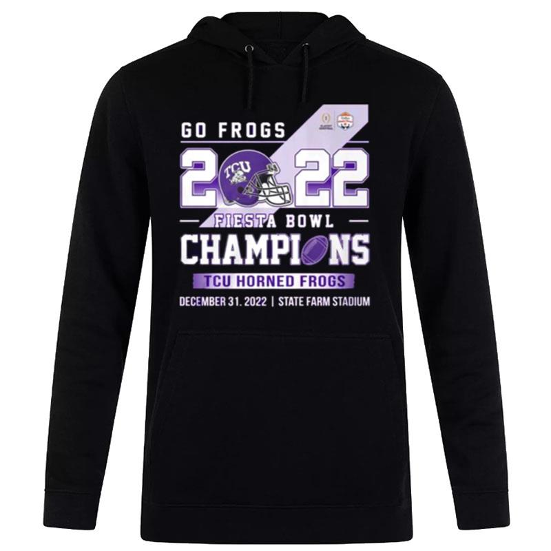 Tcu 2022 Fiesta Bowl Champions Tcu Horned Frogs Hoodie