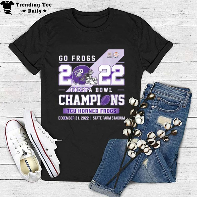 Tcu 2022 Fiesta Bowl Champions Tcu Horned Frogs T-Shirt