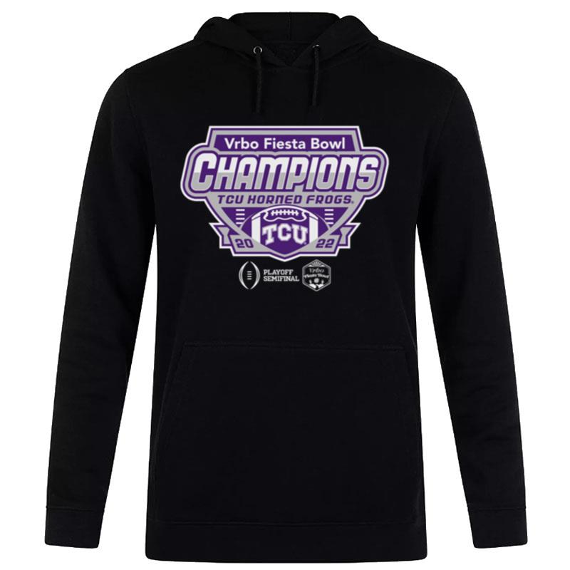 Tcu 2023 Fiesta Bowl Champs Shield Hoodie