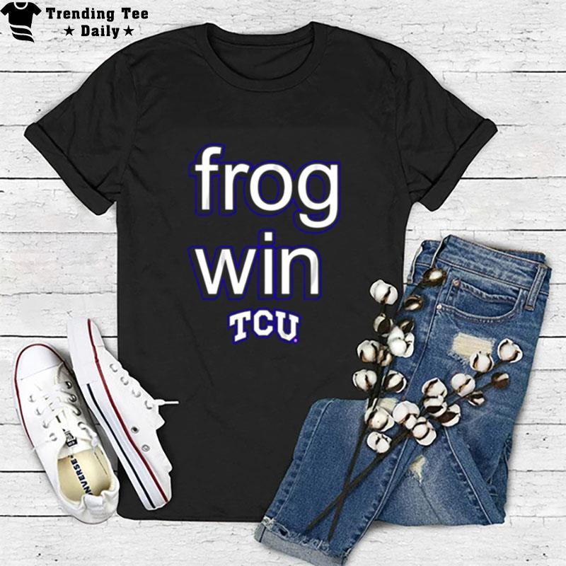 Tcu Football Frog Win 2022 T-Shirt