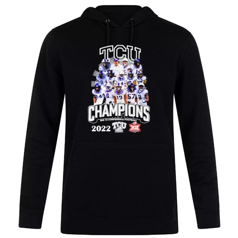 Tcu Horned Frogs 2022 Big 12 Conference Football Champions Hoodie