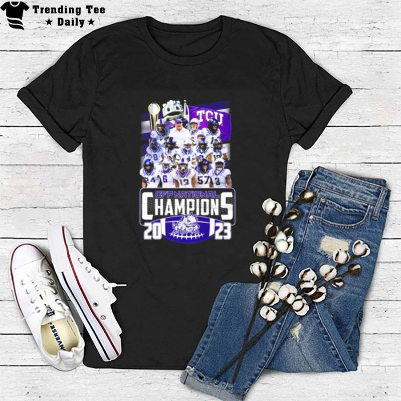 Tcu Horned Frogs Team 2023 Cfp National Champions T-Shirt