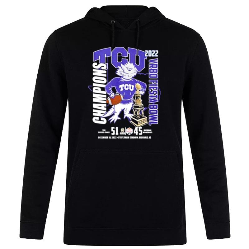 Tcu Horned Frogs Vrbo Fiesta Bowl Champions Hoodie