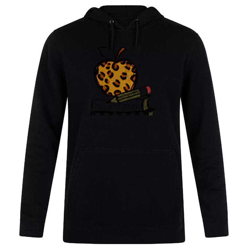 Teach Love Inspire Counselor Life Leopard Hoodie