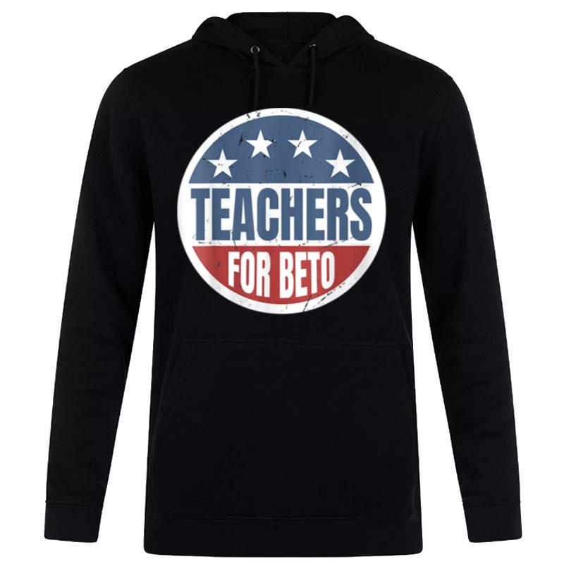 Teachers For Beto Texas American Flag Vintage Hoodie