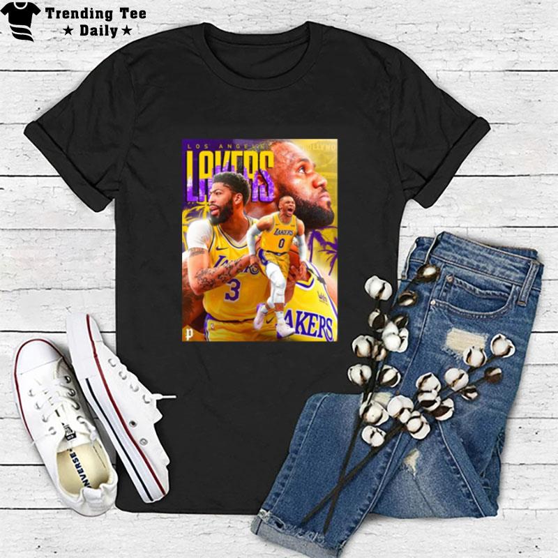 Team Lakers Basket Anthony Davis T-Shirt