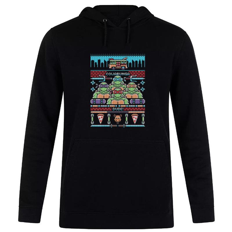 Teenage Mutant Ugly Sweater Christmas Hoodie