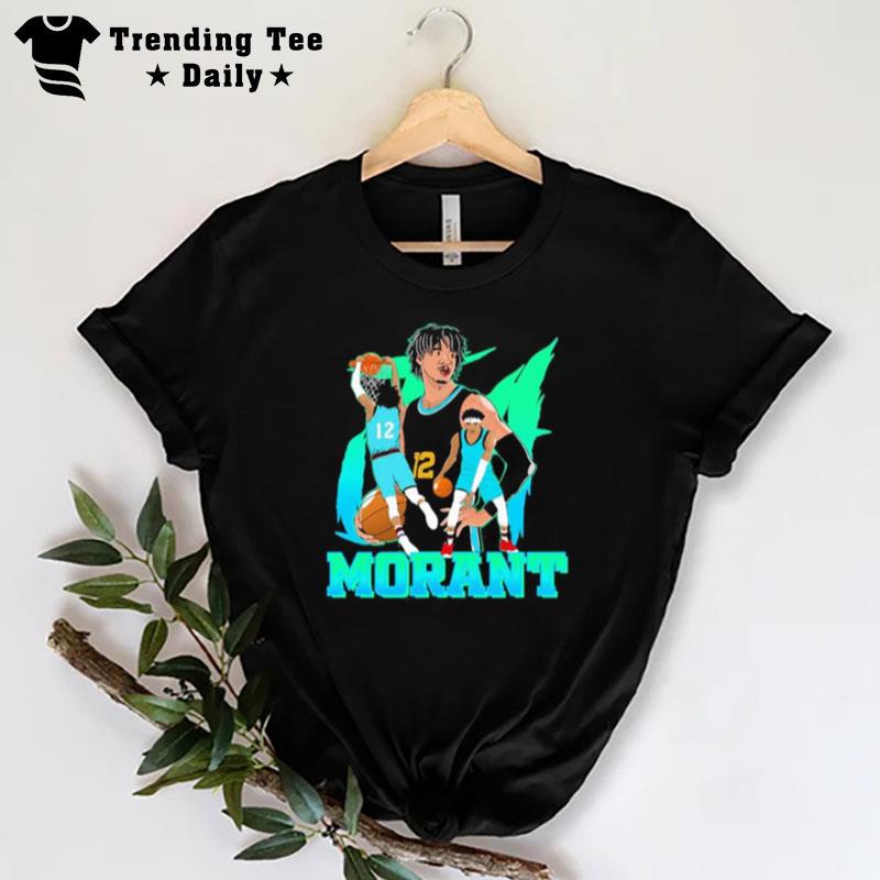 Temetrius Jamel Ja Morant Retro Fanar T-Shirt