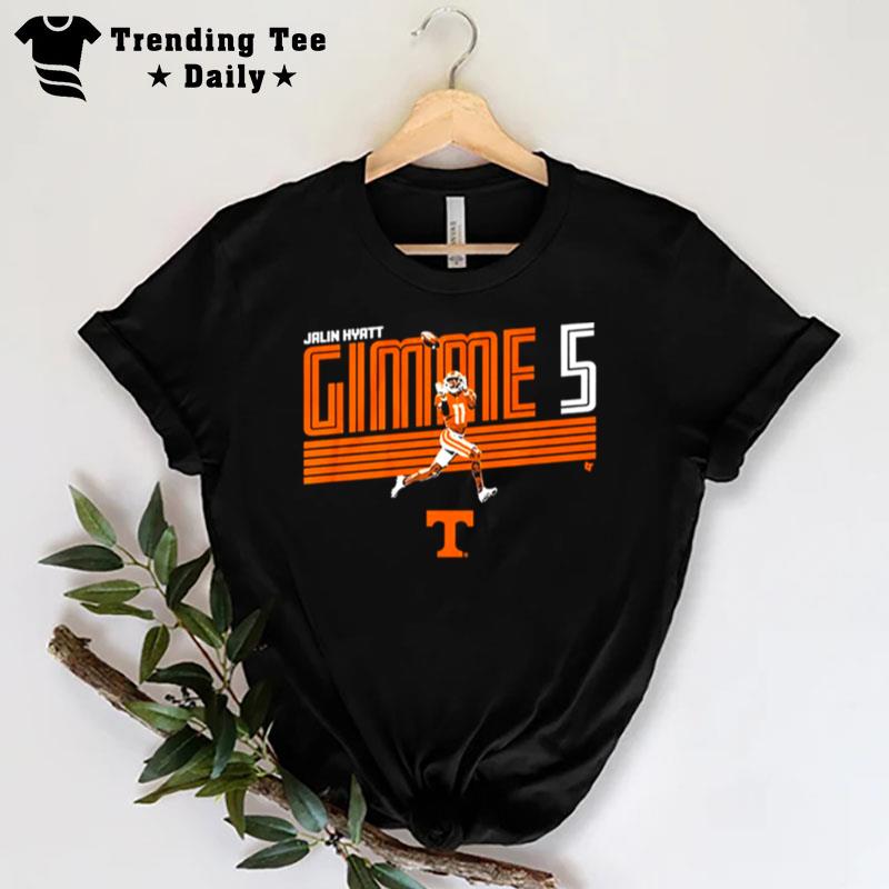 Tennessee Football Jalin Hyatt Gimme 5 T-Shirt