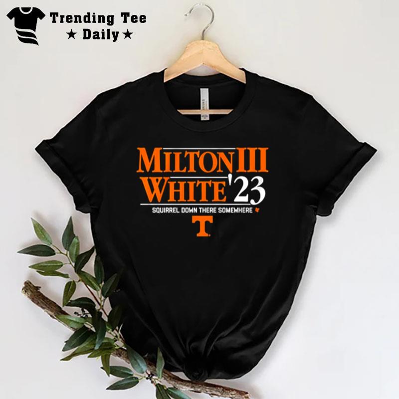 Tennessee Football Milton Iii White ' 3 T-Shirt